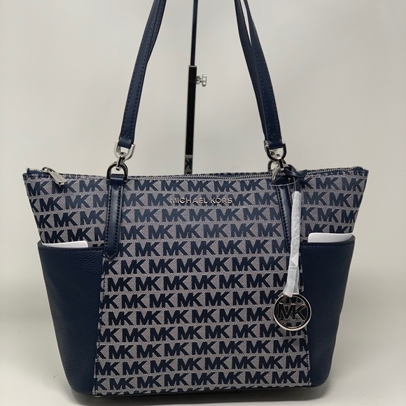 Michael kors Bedford large EW tote bag navymulti - Picture 1 of 8